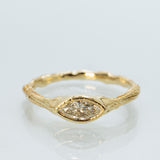Thick Branch with Marquise Cut Champagne  Diamond