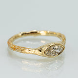 Thick Branch with Marquise Cut Champagne  Diamond