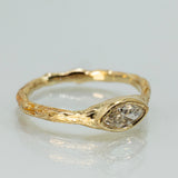 Thick Branch with Marquise Cut Champagne  Diamond