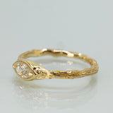 Thick Branch with Marquise Cut Champagne  Diamond