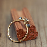 Branch Ring with Champagne Diamond and Meteorites