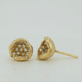Raw Concave Ear Studs