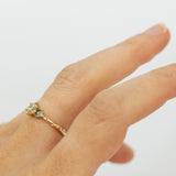 Symmetric Branch Cluster with Champagne Diamond and Parti Sapphires
