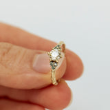 Symmetric Branch Cluster with Champagne Diamond and Parti Sapphires