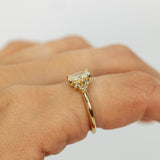 Large Symmetrical Oval Diamond Cluster Ring