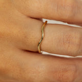 Wavy Gold Band