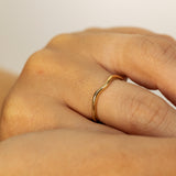 Wavy Gold Band