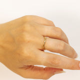 Wavy Gold Band