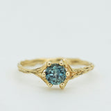 Spreading Branch Ring with Large Montana Sapphire