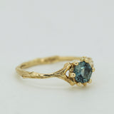 Spreading Branch Ring with Large Montana Sapphire