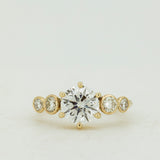 Impressive Five Stone Branch Ring With Lab- Grown Diamonds