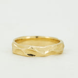 Soft Ridges Texture Wedding Band