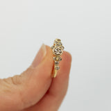 Bubble Cluster Ring with Champagne Diamonds