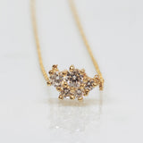 Lab-Grown Diamonds Cluster Necklace