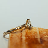Oval martini branch ring