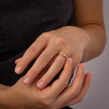 Trio Champagne Diamond Branch Ring