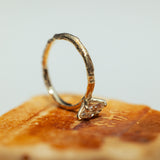 Oval martini branch ring