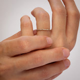 Gentle 14k Branch Ring