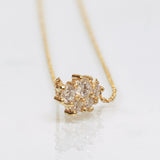 Lab-Grown Diamonds Cluster Necklace