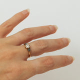 Meteorites and Lab-Grown Diamond Triston Ring