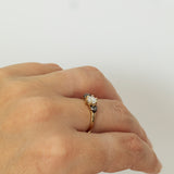 Meteorites and Lab-Grown Diamond Triston Ring