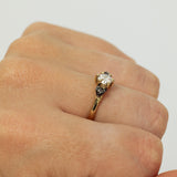 Meteorites and Lab-Grown Diamond Triston Ring