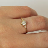 Symmetric Spreading Branch Ring with Champagne Diamond