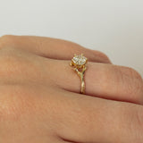 Symmetric Spreading Branch Ring with Champagne Diamond