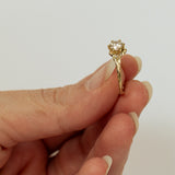 Symmetric Spreading Branch Ring with Champagne Diamond