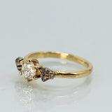 Meteorites and Lab-Grown Diamond Triston Ring