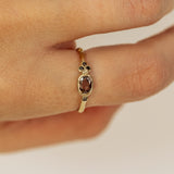 Horizontal Oval Brandy Diamond