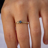 Asymmetric Branch Ring with Black Diamonds