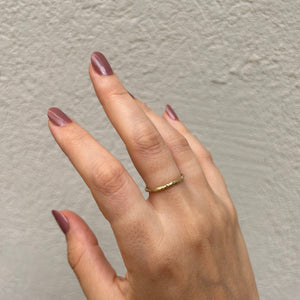 14k gold Simple branch ring