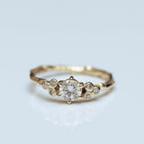 Large white diamond symmetric branch ring