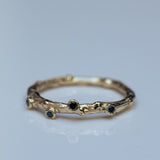 Branch Ring with Scattered Bubbles of Black Diamonds