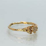 Asymmetric Spreading Branch Champagne Diamonds