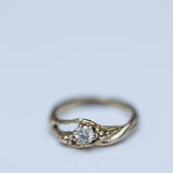 Blooming Solitaire Branch Ring