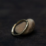 Thick classic raw ring