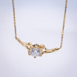 Organic Branch Necklace with 0.70ct Diamond