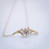 Organic Branch Necklace with 0.70ct Diamond