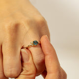 Asymmetric Sapphire and Diamonds Cluster