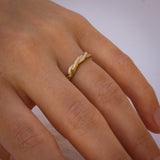 Twisted Branch Wedding Ring