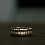 Raw Sculpted rings Duet