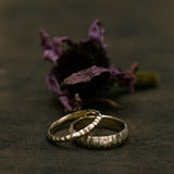 Raw Sculpted rings Duet