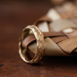 Boulder-Textured Gold Ring