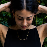 שרשרת ענף עם שלושה יהלומים