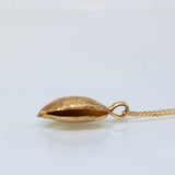 Organic Pod Gold Necklace