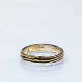 Smooth Raw-Finish Mokume Gane Ring