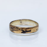 Smooth Raw-Finish Mokume Gane Ring