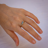 Bubble Cluster Ring with Parti Sapphires